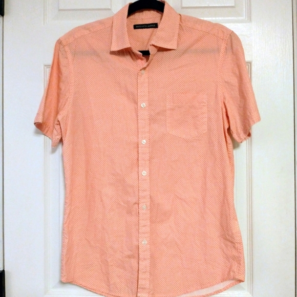 Saks Fifth Avenue Other - Saks Fifth Avenue Men's Short Sleeve Button Down Shirt